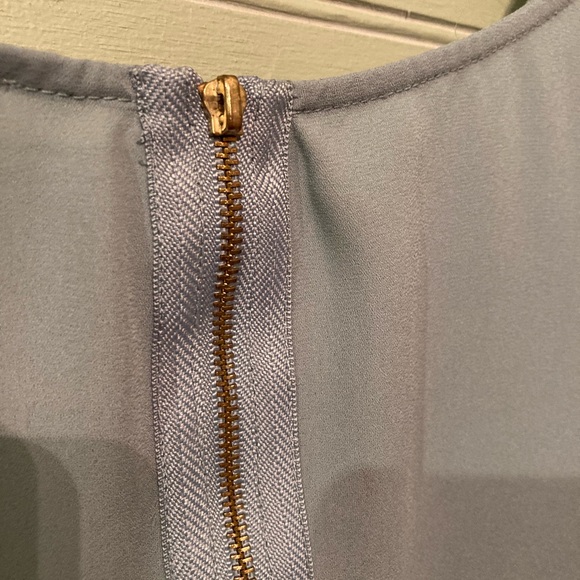 Pink Rose sage green chiffon size small - Picture 5 of 5